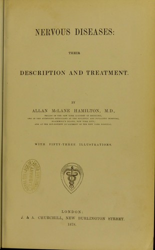 Cover for Nervous diseases