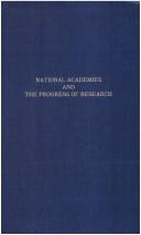 Cover for National academies and the progress of research