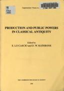 Cover for Production and public powers in classical antiquity