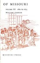 Cover for A History of Missouri