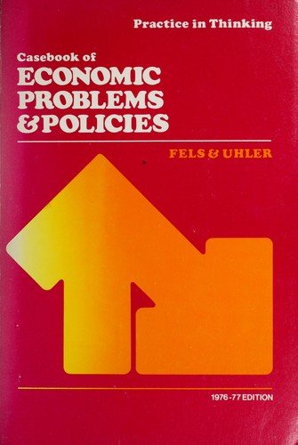 Cover for Casebook of economic problems and policies