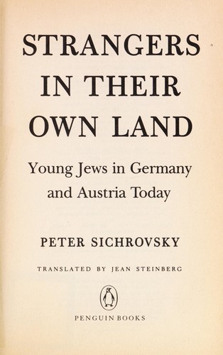 Cover for Strangers in their own land