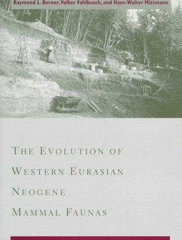 Cover for The evolution of western Eurasian Neogene mammal faunas