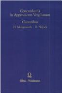 Cover for Concordantia in Appendicem Vergilianam