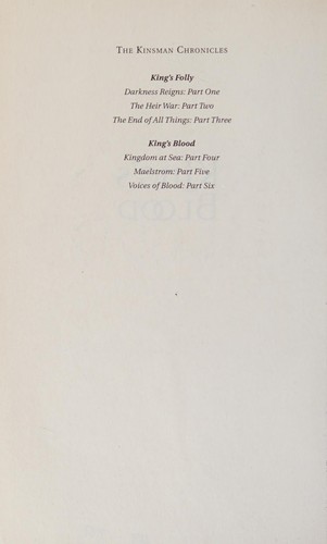 Cover for King's blood
