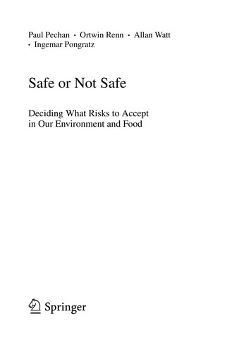 Cover for Safe or not safe