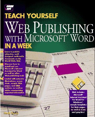 Cover for Teach yourself Web publishing with Microsoft Word in a week