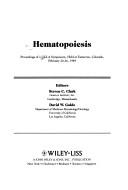 Cover for Haematopoiesis (UCLA Symposia on Molecular and Cellular Biology, New Series)