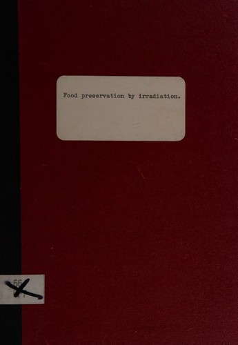 Cover for Food preservation by irradiation