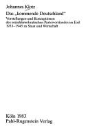 Cover for Das " kommende Deutschland"