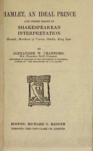 Cover for Hamlet