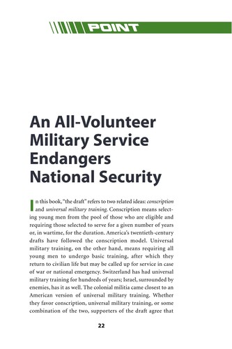 Cover for Mandatory Military Service