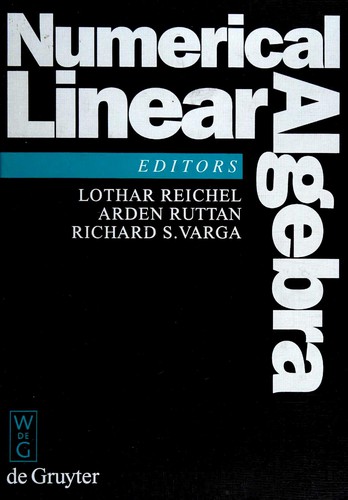 Cover for Numerical linear algebra