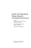 Cover for Health and behavior