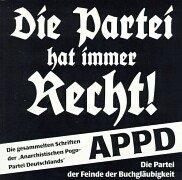 Cover for Die Partei hat immer Recht!
