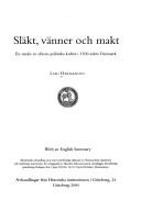Cover for Släkt, vänner och makt