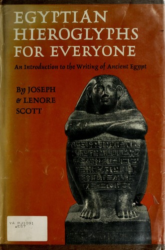 Cover for Egyptian hieroglyphs for everyone