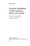 Cover for Secondary Metabolism in Microorganisms, Plants and Animals