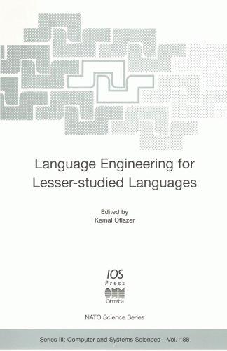 Cover for Language engineering for lesser-studied languages