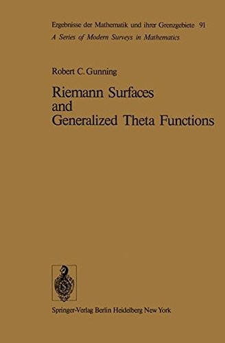 Cover for Riemann Surfaces and Generalized Theta Functions (Ergebnisse der Mathematik und ihrer Grenzgebiete. 2. Folge)