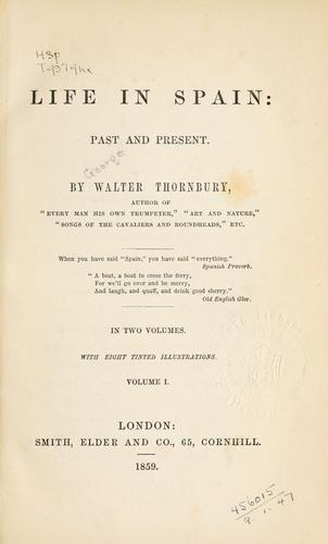 Cover for Life in Spain