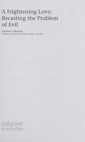 Cover for A a frightening love