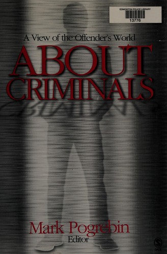 Cover for About criminals
