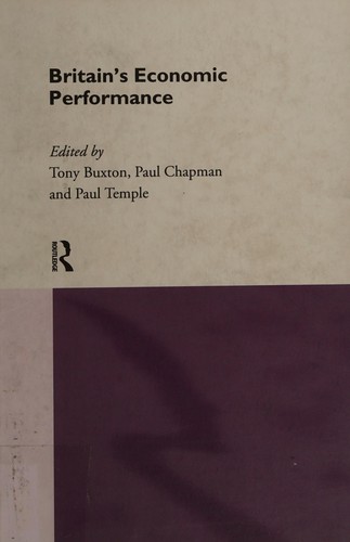 Cover for Britain's economic performance