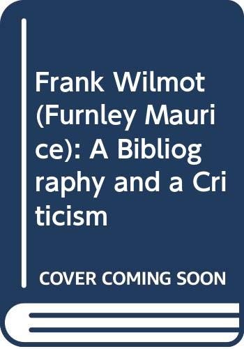 Cover for Frank Wilmot (Furnley Maurice)