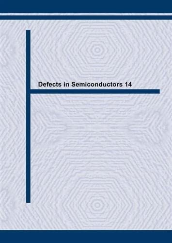 Cover for Proceedings of the 14th International Conference on Defects in Semiconductors