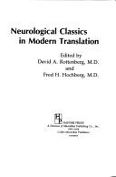 Cover for Neurological classics in modern translation