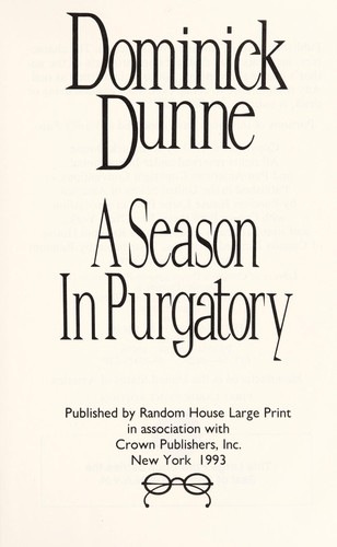 Cover for A season in Purgatory