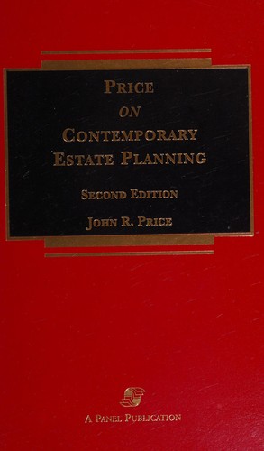 Cover for Price on contemporary estate planning