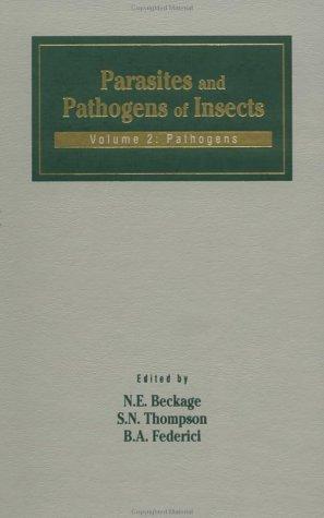 Cover for Parasites and pathogens of insects