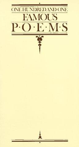 Cover for 101 Famous Poems