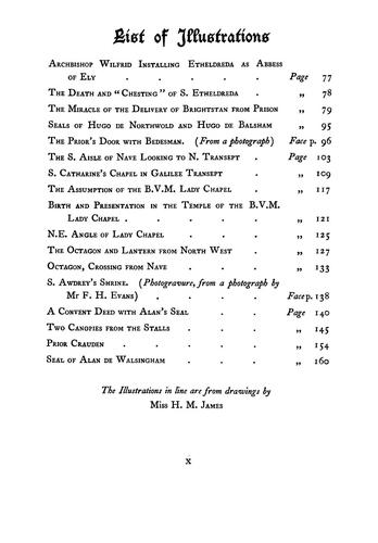 Cover for Historical memorials of Ely cathedral