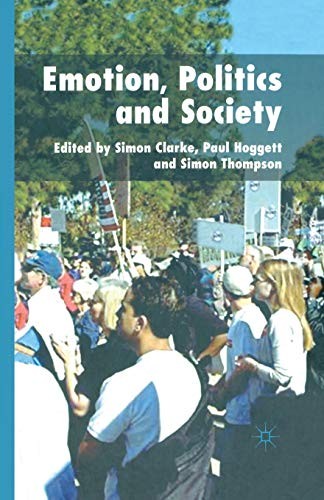 Cover for Emotion, Politics and Society