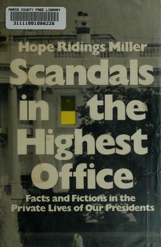 Cover for Scandals in the highest office