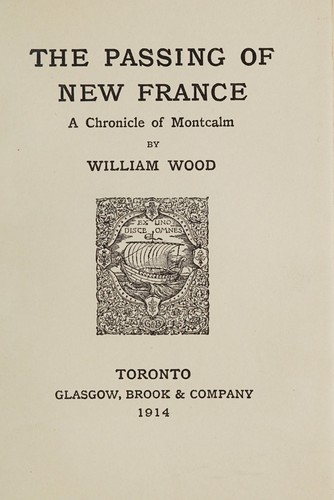 Cover for The passing of New France