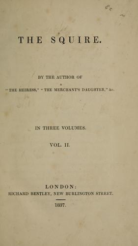 Cover for The squire.