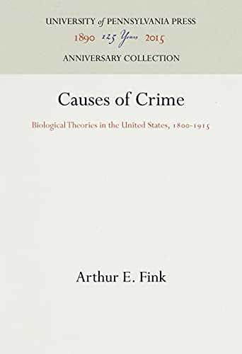 Cover for Causes of Crime