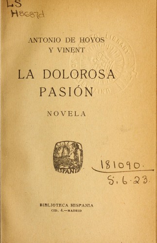 Cover for La Dolorosa Pasion