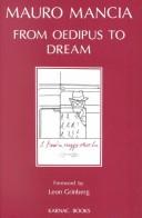 Cover for From Oedipus to dream