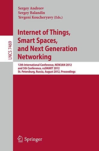 Cover for Internet of Things, Smart Spaces, and Next Generation Networking