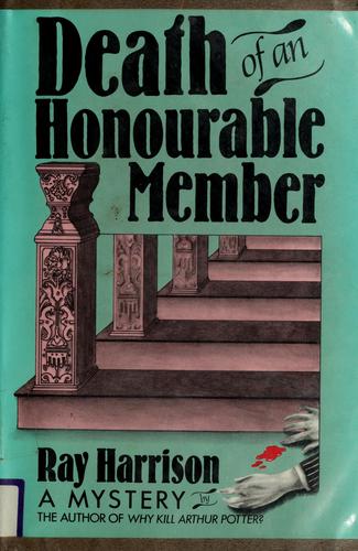 Cover for Death of an honourable member