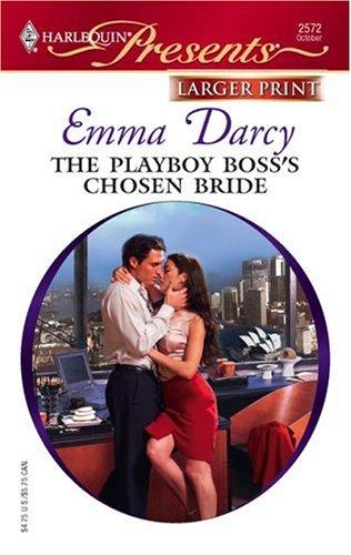 Cover for The Playboy Boss's Chosen Bride (Larger Print Presents)