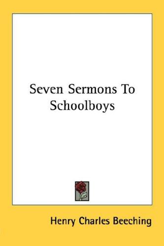 Cover for Seven Sermons To Schoolboys