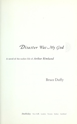 Cover for Disaster was my God