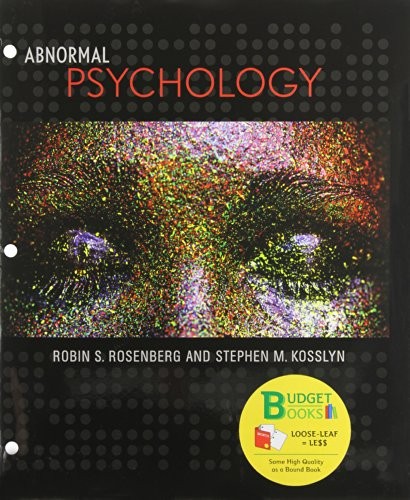 Cover for Abnormal Psychology