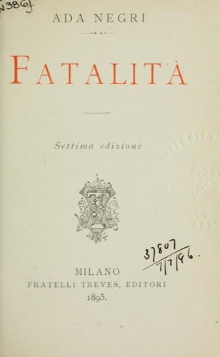 Cover for Fatalità
